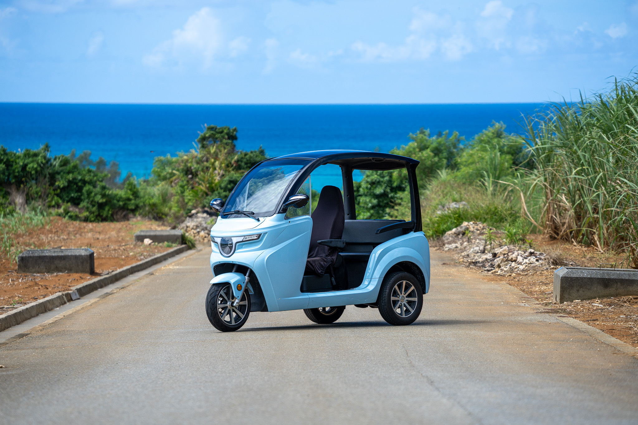 電動トゥクトゥク、買い物で荷物どれくらい積める？