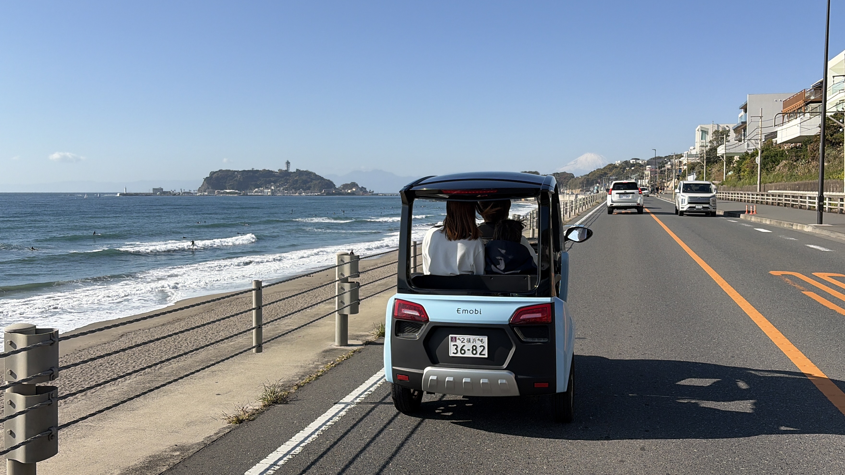 電動トゥクトゥク、鎌倉でどれくらい走れる？